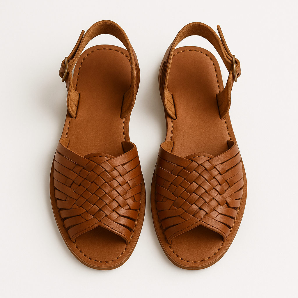 Handcrafted leather huaraches